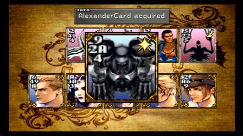 ff8 alexander card.